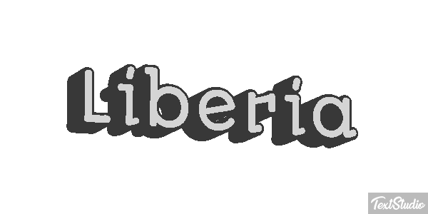 Liberia Text effect