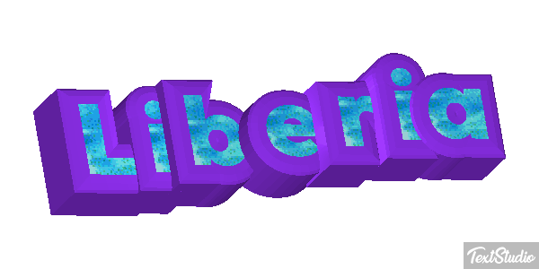 Liberia Text effect