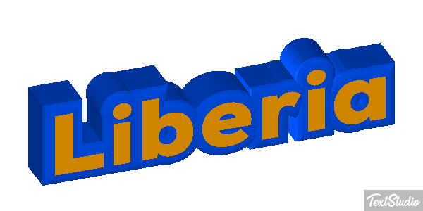 Liberia Text effect