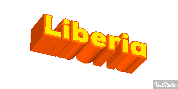 Liberia Text effect