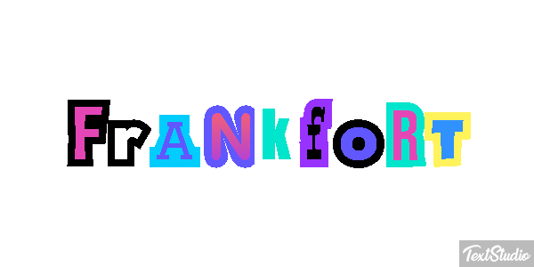 Frankfort Efekt tekstowy