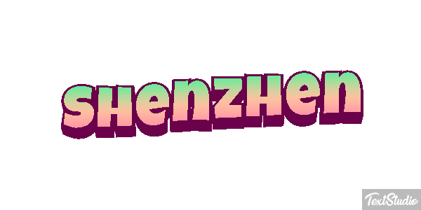 Shenzhen Effet de texte