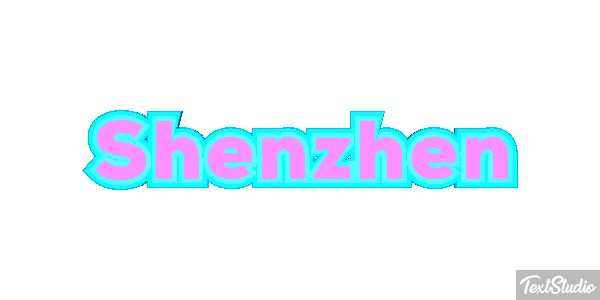 Shenzhen Effet de texte