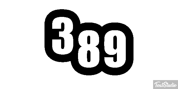 389 Tekst effect
