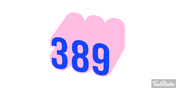 389 Tekst effect