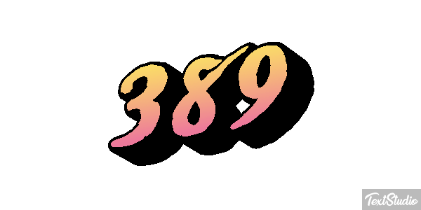 389 Tekst effect