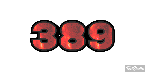 389 Tekst effect