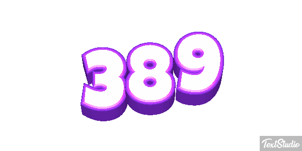 389 Tekst effect
