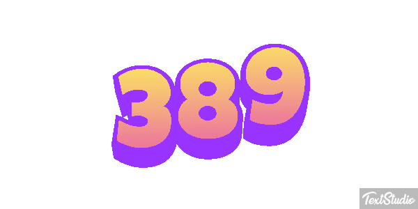 389 Tekst effect