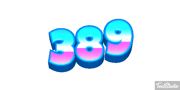 389 Tekst effect