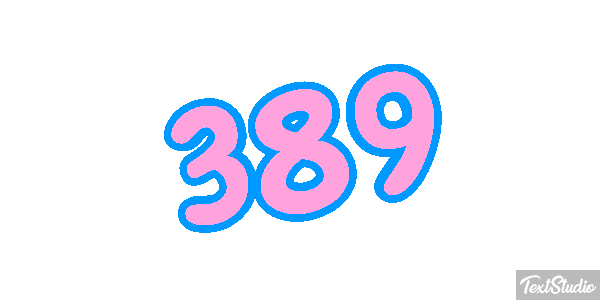 389 Tekst effect