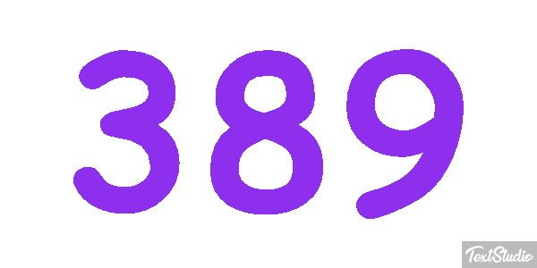 389 Tekst effect