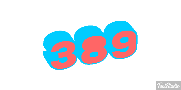 389 Tekst effect