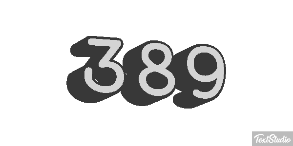 389 Tekst effect