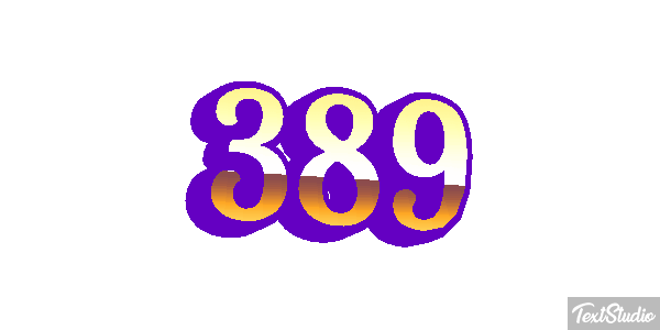 389 Tekst effect