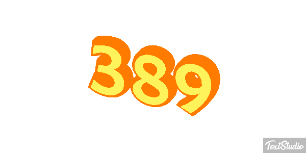 389 Tekst effect