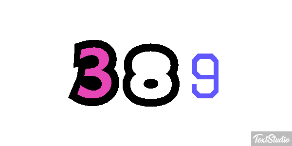 389 Tekst effect