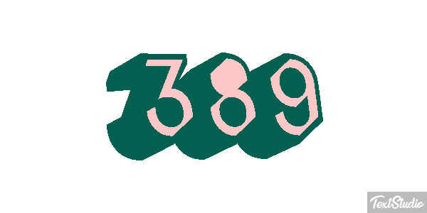 389 Tekst effect