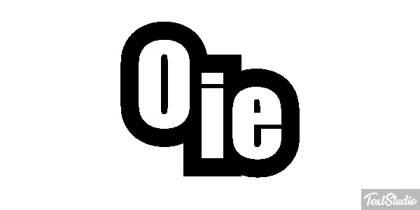 Oie Effet de texte