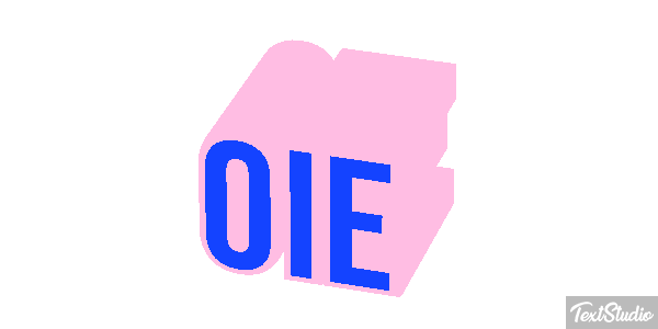 Oie Effet de texte