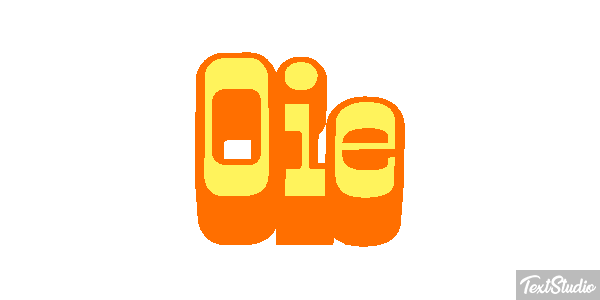 Oie Effet de texte