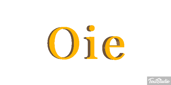 Oie Effet de texte