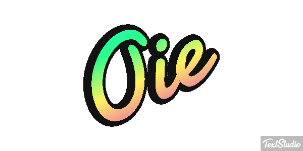Oie Effet de texte