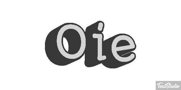 Oie Effet de texte