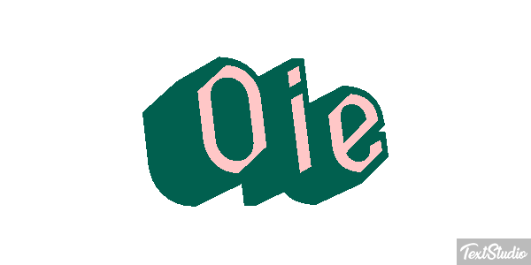 Oie Effet de texte