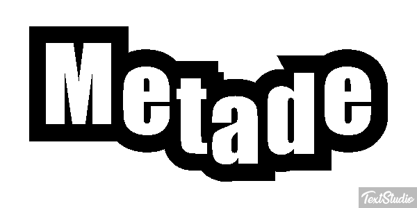 Metade Effetto testo
