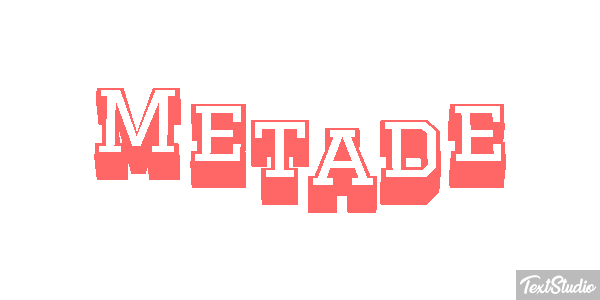 Metade Effetto testo