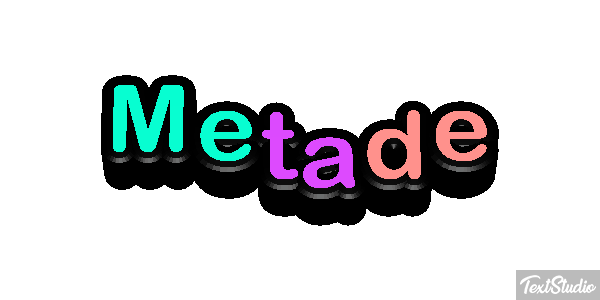 Metade Effetto testo
