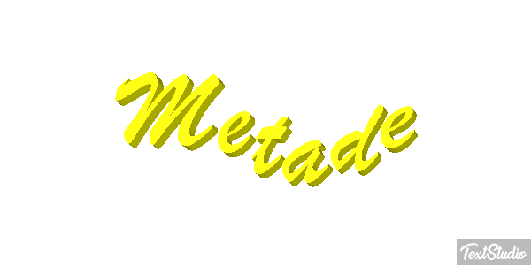 Metade Effetto testo