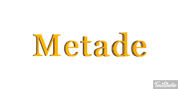 Metade Effetto testo