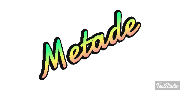 Metade Effetto testo
