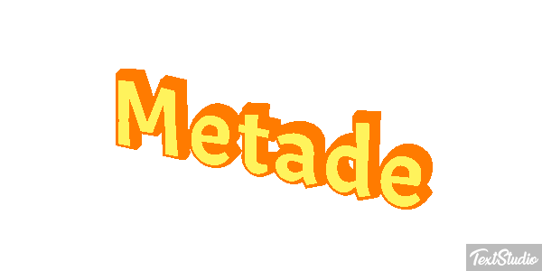 Metade Effetto testo