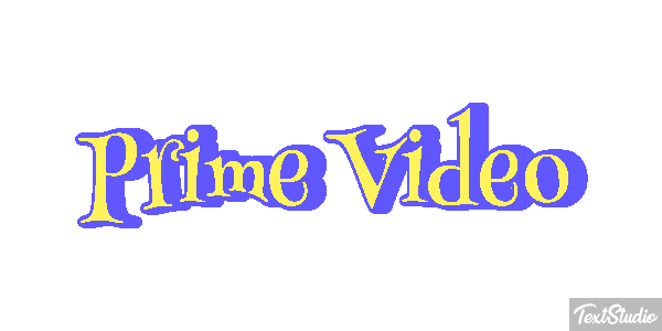 Prime Video Efeito do texto