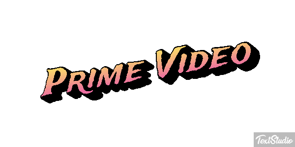 Prime Video Efeito do texto