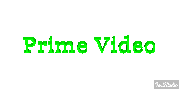 Prime Video Efeito do texto