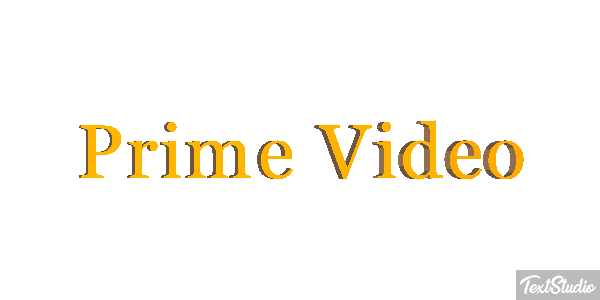 Prime Video Efeito do texto