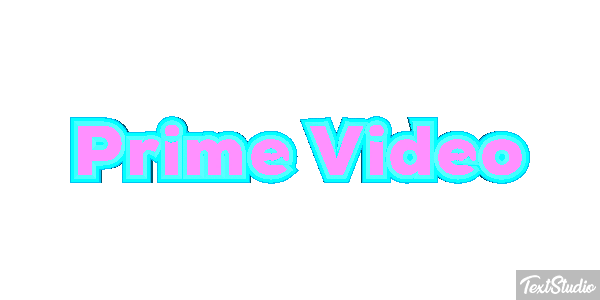 Prime Video Efeito do texto