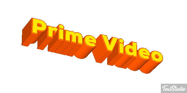 Prime Video Efeito do texto