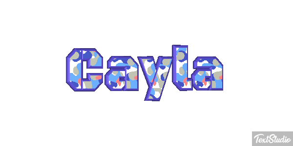 Cayla Text effect