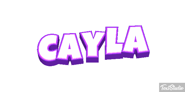 Cayla Text effect