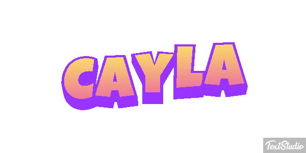Cayla Text effect