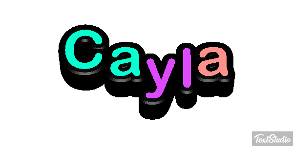 Cayla Text effect