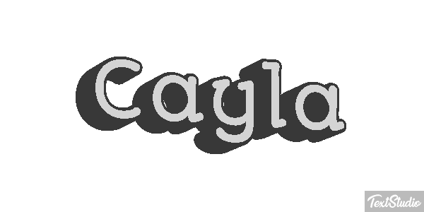 Cayla Text effect