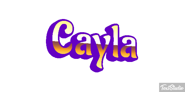 Cayla Text effect