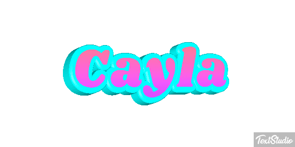Cayla Text effect