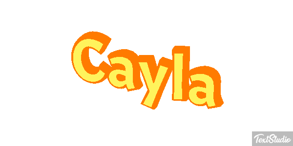 Cayla Text effect